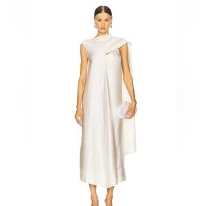 HERSKIND White Silk Dress